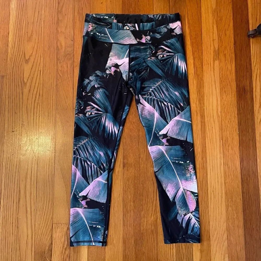 FABLETICS | multicolor athletic leggings floral S